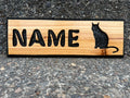 Cat Name With Cat Logo Sign